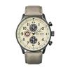 Мужские часы AVI-8 Hawker Hurricane Classic Chronograph 43,5 мм - Корпус из нержавеющей стали, Шкала тахиметра и Отображение даты, Минеральное стекло, Водонепроницаемые