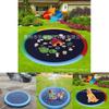 Colorful Pvc Pet Splash Pad Fun Summer Water Play Mat For Children And Dogs