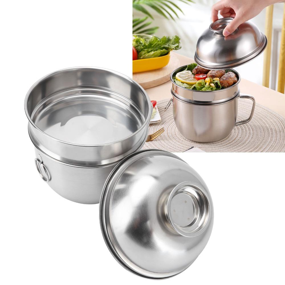 Detachable Outer Shell Food Container Large Capacity Lunch Bowl Noodle Bowl Outdoor Travel