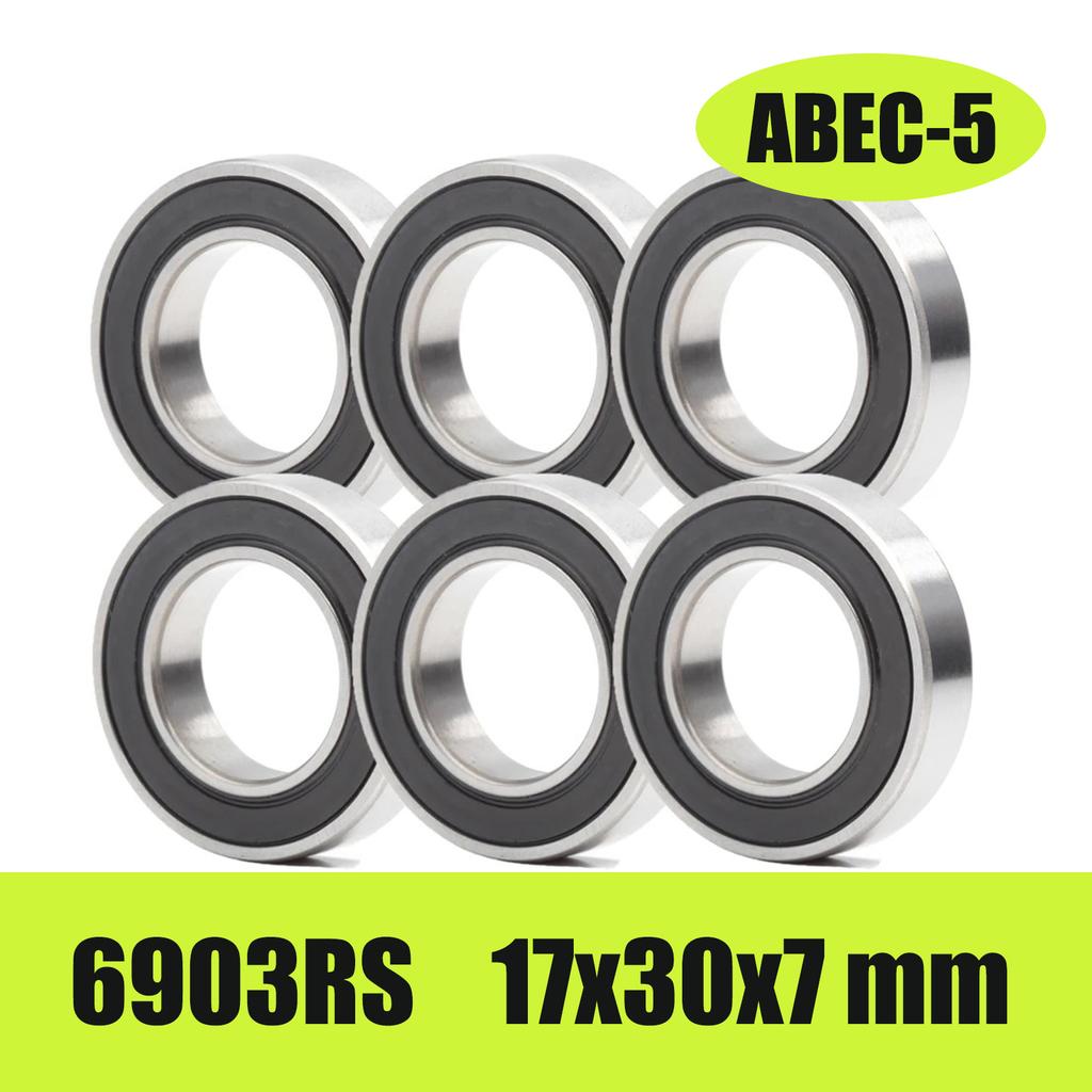 6PCS Bicycle Hub Ball Bearing 6802 6803 6804 6805 6900 6001 6901 6902 6903 ABEC-5 Repair Parts for MTB Road Bike Chrome Steel