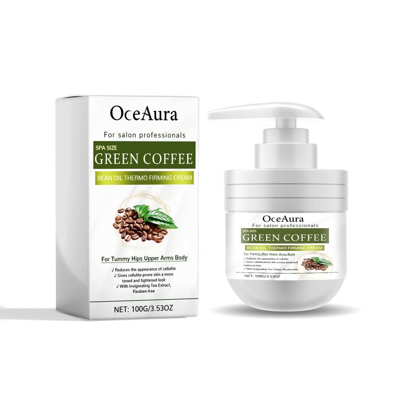 Green Coffee Bean Oil Thermo Firming Cream Moisturizing Body Lotion for Reduction and Smoother Skin Texture