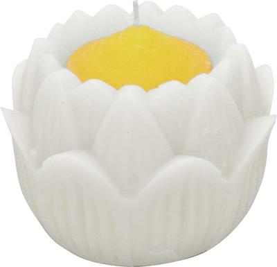 Nihon Candle Свеча Лотос (Отдельный предмет) белый