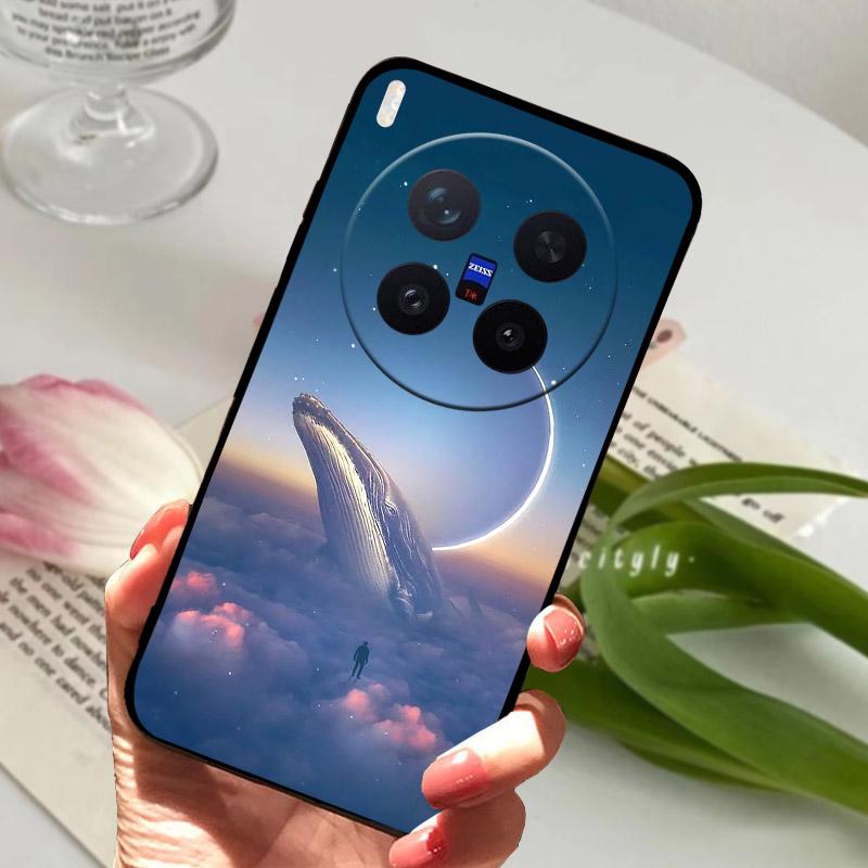 Чехол для VIVO X300 Pro X300Pro 5G Модный Силиконовый Мягкий ТПУ Ударопрочный Защитный Задняя Крышка Для VIVO X 300 Pro V2502A Чехол для Телефона