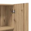 Washing Machine Cabinet Artisan Oak 64 x 25.5 x 190 cm