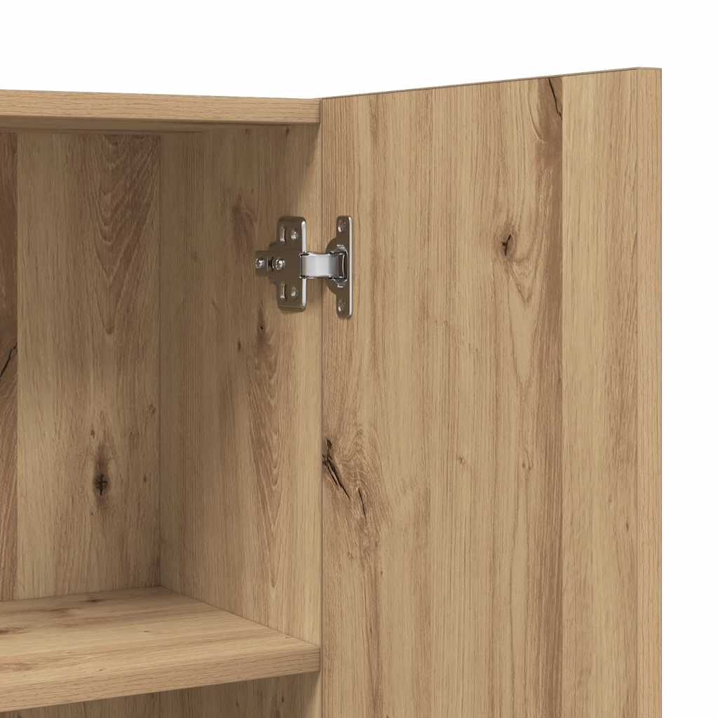 Washing Machine Cabinet Artisan Oak 64 x 25.5 x 190 cm
