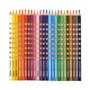LYRA Colored Pencil Groove Slim 24 Color Set with Sharpener L2821240