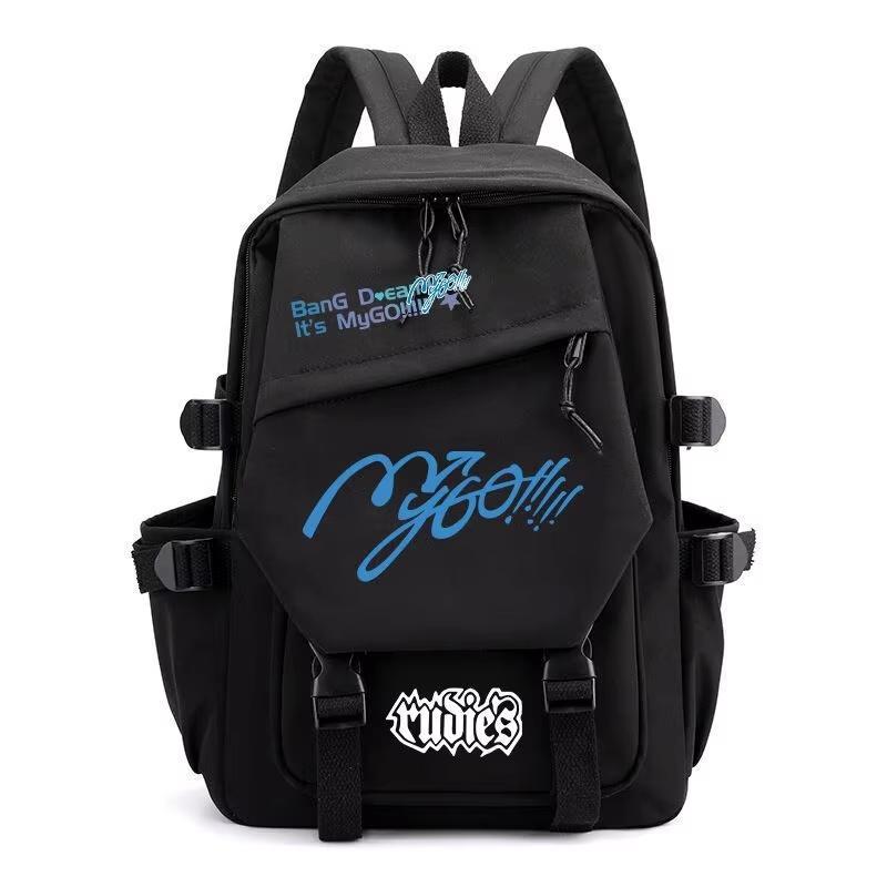 BanG Dream Its MyGO Backpack Boys Girl Teenage Anime School Bag Takamatsu Tomori Anon Chihaya Rana Pattern Stain Resistant Bags
