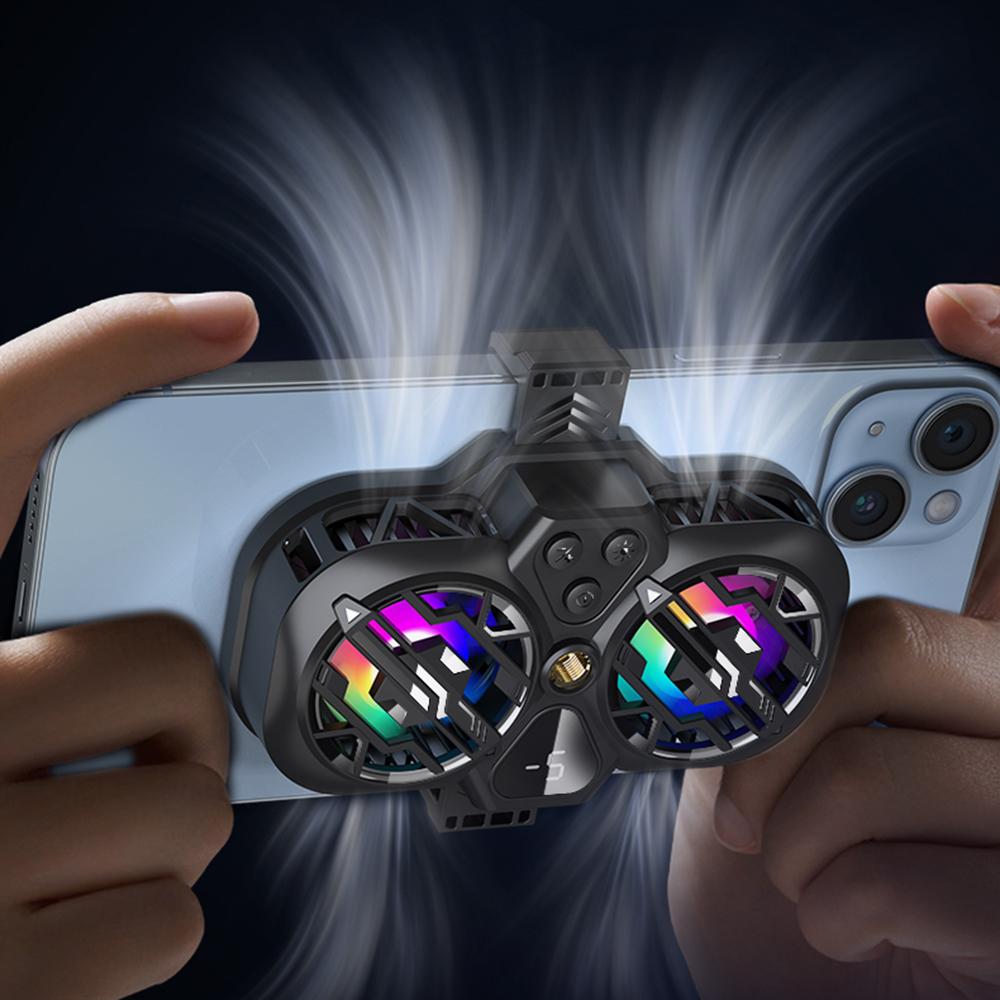 Двухъядерный вентилятор охлаждения K11 Semiconductor для смартфона с подсветкой RGB