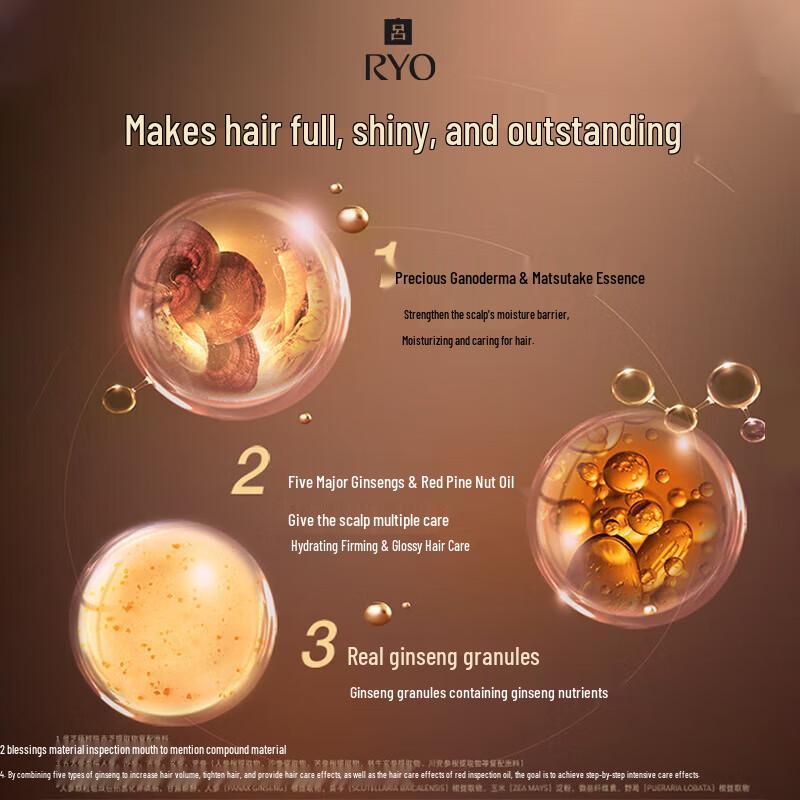 Ryo Чжэнь Цуй Шэнь Ян Маска для волос с черным женьшенем