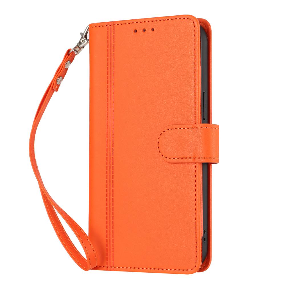 Кожаный кошелек-книжка для Nokia C01 Plus C30 C10 C20 C300 C02 C32 C12 X30 X20 X10 G21 G11 G20 G10 G400 G42 G22 из ПУ с 9 отделениями для карт и ремешком на запястье