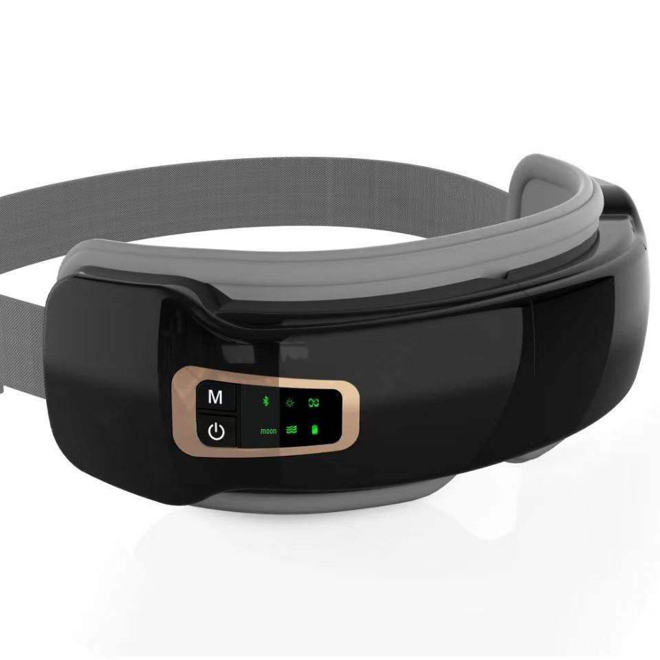 Портативный Bluetooth массажер для глаз с воздушным давлением, теплом и вибрацией