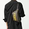 Fendi Roma Series Monogram Logo Polyurethane Shoulder Crossbody Waist Bag Men Bags Brown 7VA562-AJJ4-F1HR8