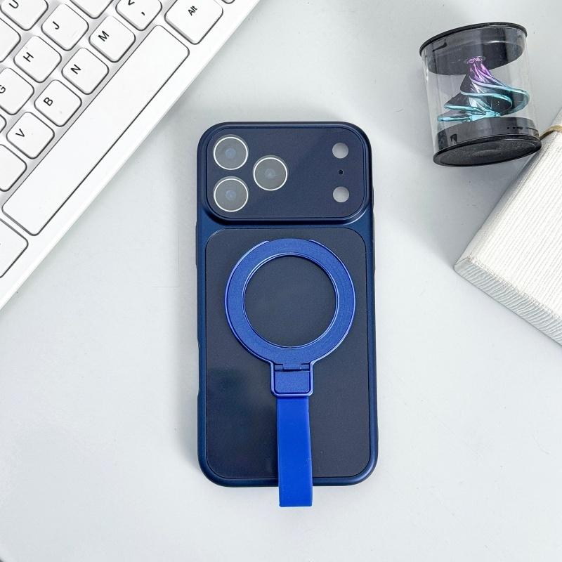 Матовый Магнитный Чехол Для Magsafe Для iPhone 17 16 15 14 13 12 11 Pro Max 14 15 16 Plus Ударопрочный Чехол-подставка с ремешком