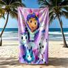 Cartoon Cute Gabbys Beach Towel Soft Durable Quick-Dry Comfortable Lightweight Suitable for Swimming, Gym, Camping, Yoga Vacation