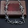 Аксессуары для ожерелья, шипы, шипы, поясные цепочки, комплекты браслетов, холодные и модные ожерелья в стиле хип-хоп-панк.