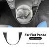 Настоящая мягкая карбоновая наклейка для Fiat Panda 2003-2006 2007 2008 2009 2010 2011 LHD RHD Панель центральной консоли и переключения передач автомобиля