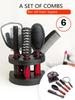 Массаж волос расческой, продувной, скелетный, расчесывание для сушки феном. Набор расчесок.