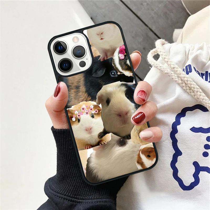 Чехол для телефона Хомяк Морская свинка Для iPhone 17 Air 12 Plus Max для iPhone 17 Air 15 16 11 13 14 Pro Max Fundas