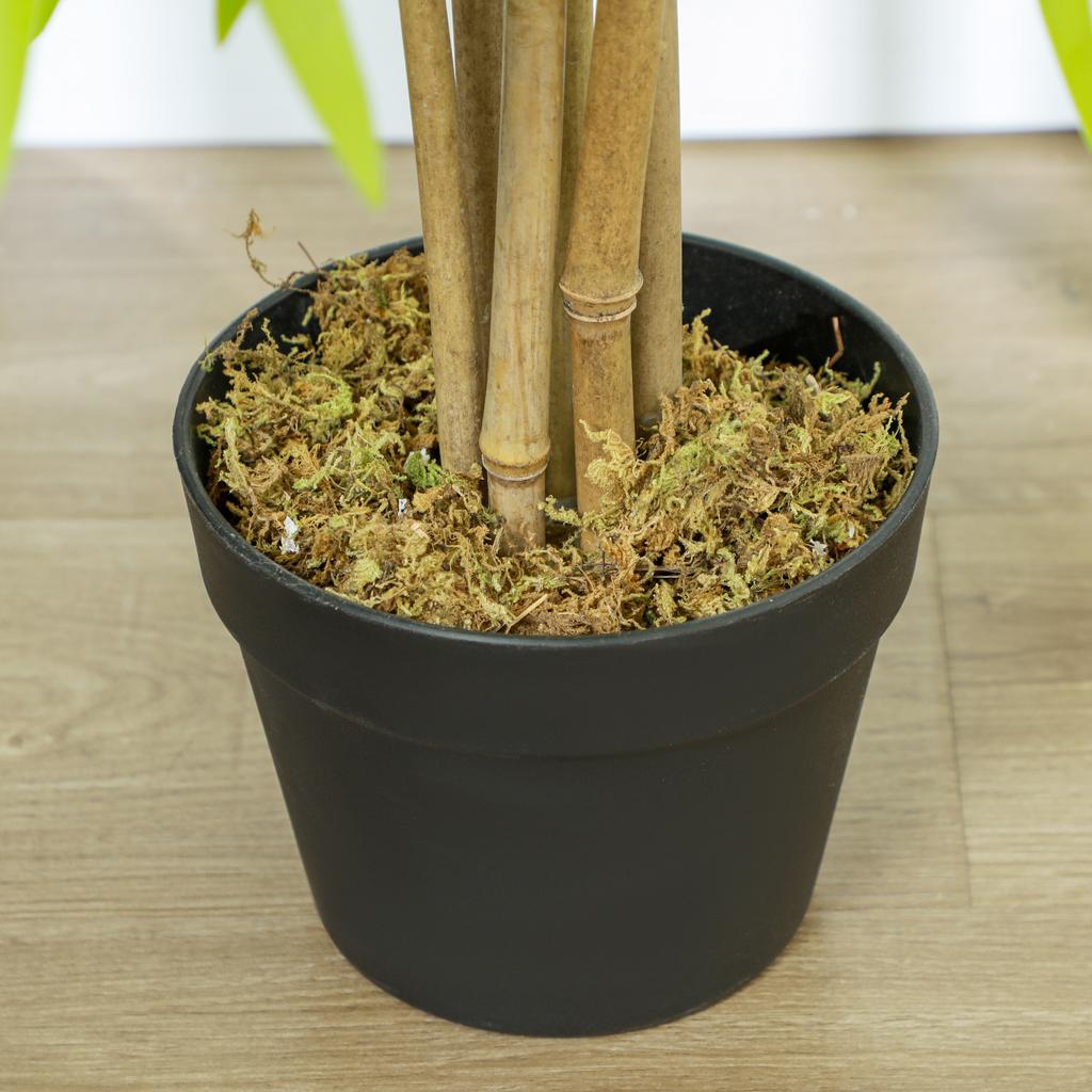 Artificial Bamboo, Artificial Plant, Decorative Plant with Pot, Artificial Tree, Tree Decoration, 150 cm