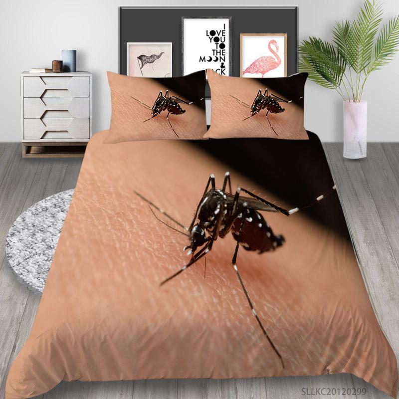 Duvet Cover Washed Breathable Home Bedding Set Microfiber Children Teen King Double Size Highly Quality Misquito Quilt Cover