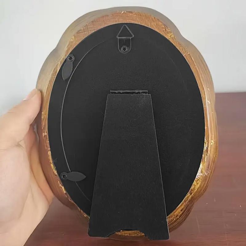 1PC Ornate Resin Wall Decor Retro Relief Resin Photo Frame 3D Embossed Wall Art Antique Inspired Wall Display 16x20cm