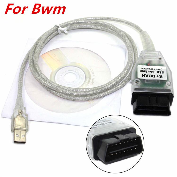 Professional FT232RL Chip For BMW INPA K+CAN Ediabas Code Reader OBD2 USB Interface INPA K DCAN For BMW Series
