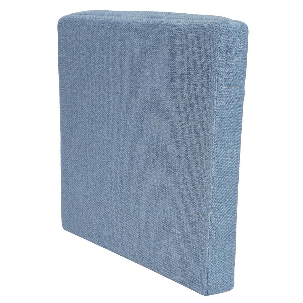 Бытовая квадратная мягкая подушка для йоги, напольная подушка, съемный моющийся коврик для медитации, подушка, синий 40 x 40 x