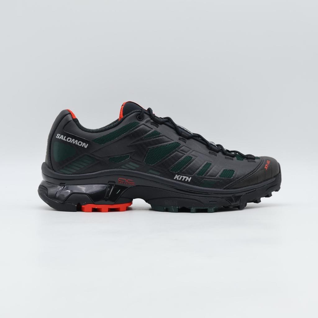 L47772300 KITH Salomon XT-4K Черный Скарабей Огненно-красный (Мужской)