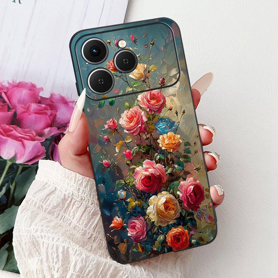 Для Tecno Spark 40 Spark40 C Чехол для телефона ТПУ Оболочка Роскошный Расписной Мягкий Силикон Чехол Для Tecno Spark40C Spark 40C Задняя крышка