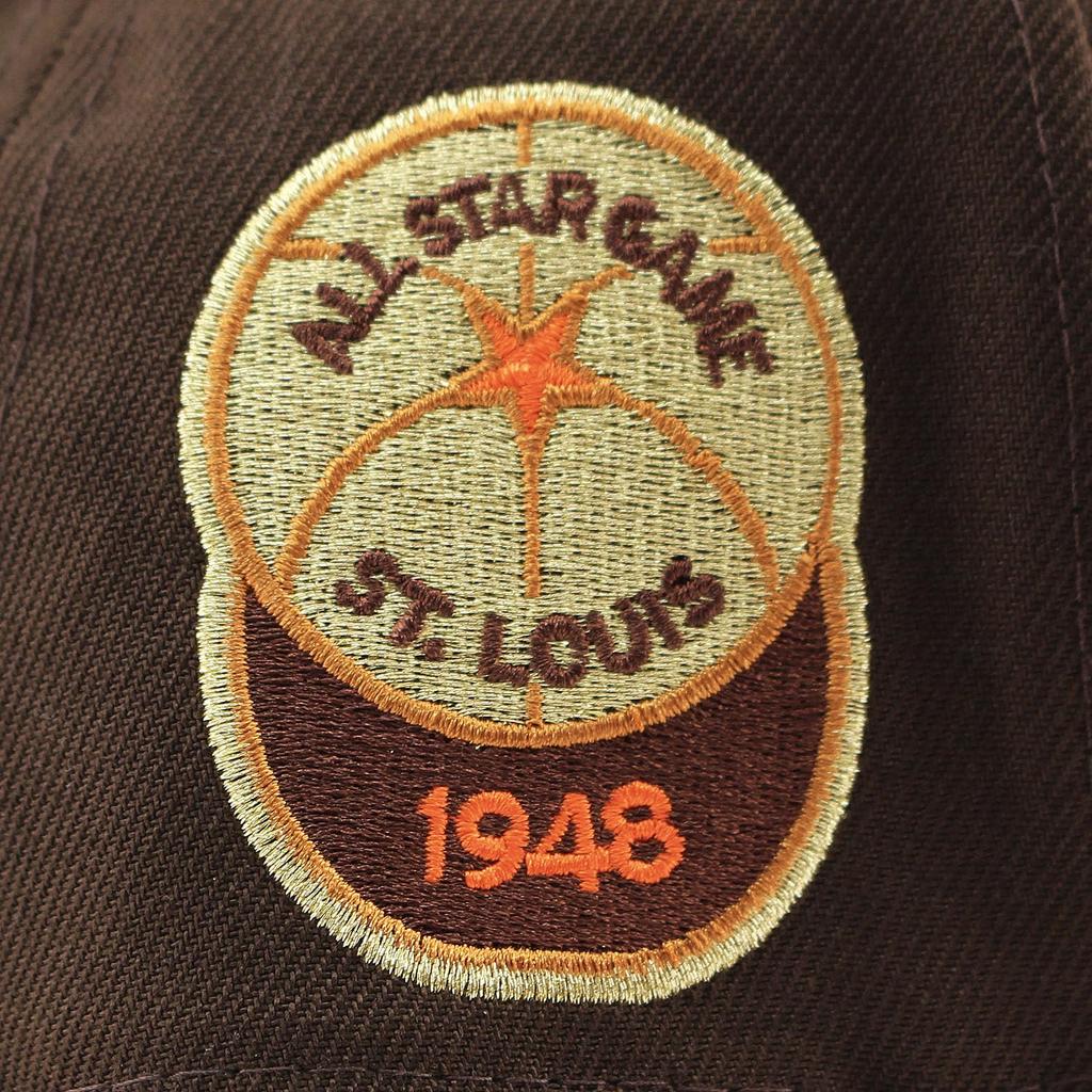 EU Exclusive Cap 9FORTY Snapback Louis Cardinals MLB 1948 ALL STAR GREY BRIM SNAPBACK CAP Brown CARDINALS Baseball 940 Hat AF [New Era] St. A-FRAME