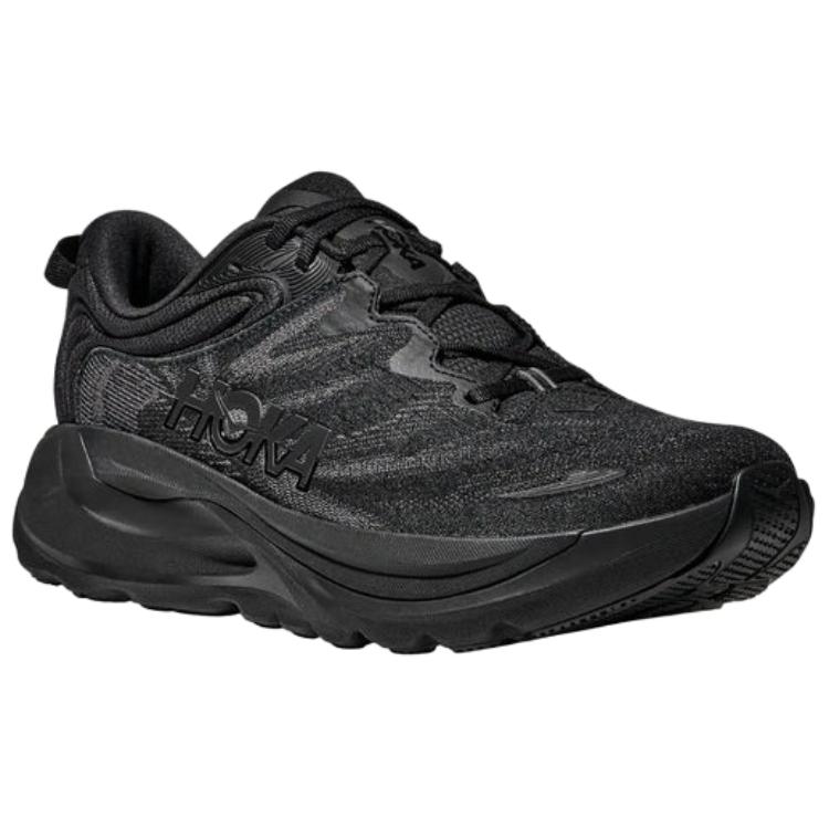 HOKA One One Gaviota 6 износостойкие дышащие беговые кроссовки мужские черные 1171934-BBLC