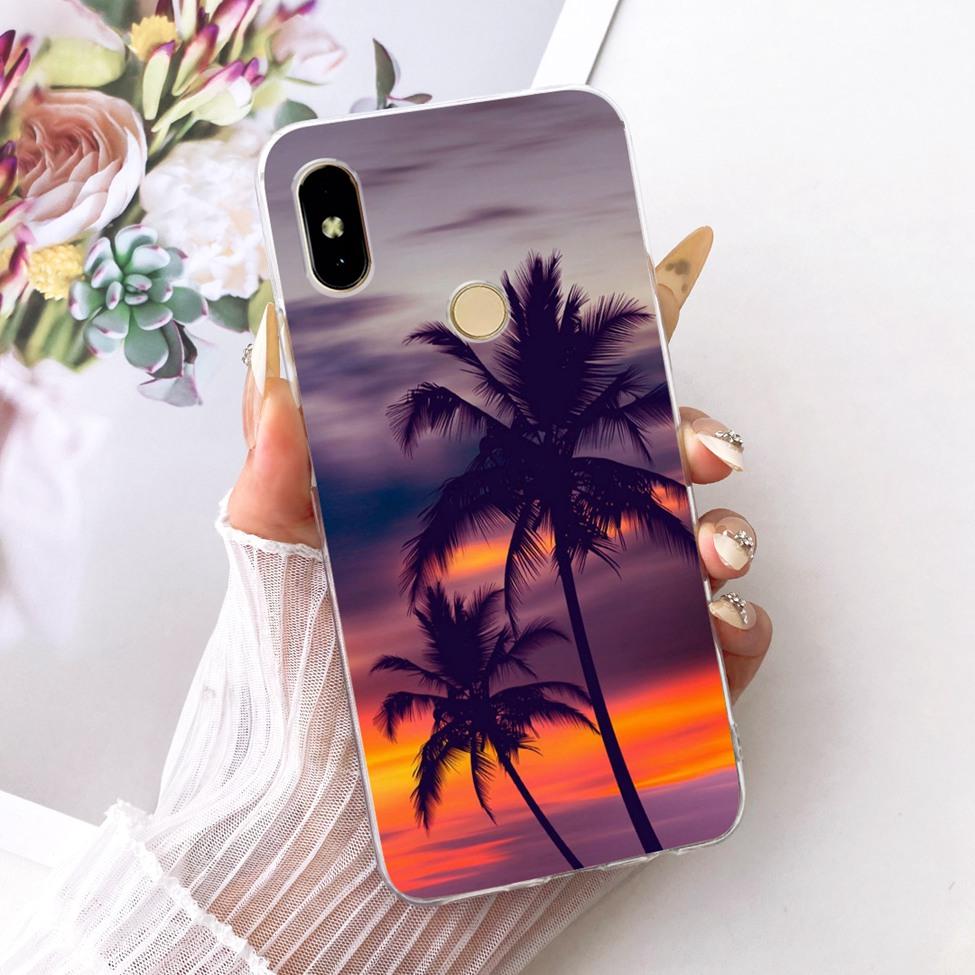 Cover For Redmi S2 Case Y2 Transparent Cute Cat Fashion Butterfly Funny Painted Casing For Redmi Y2 M1803E6G M1803E6H M1803E6I