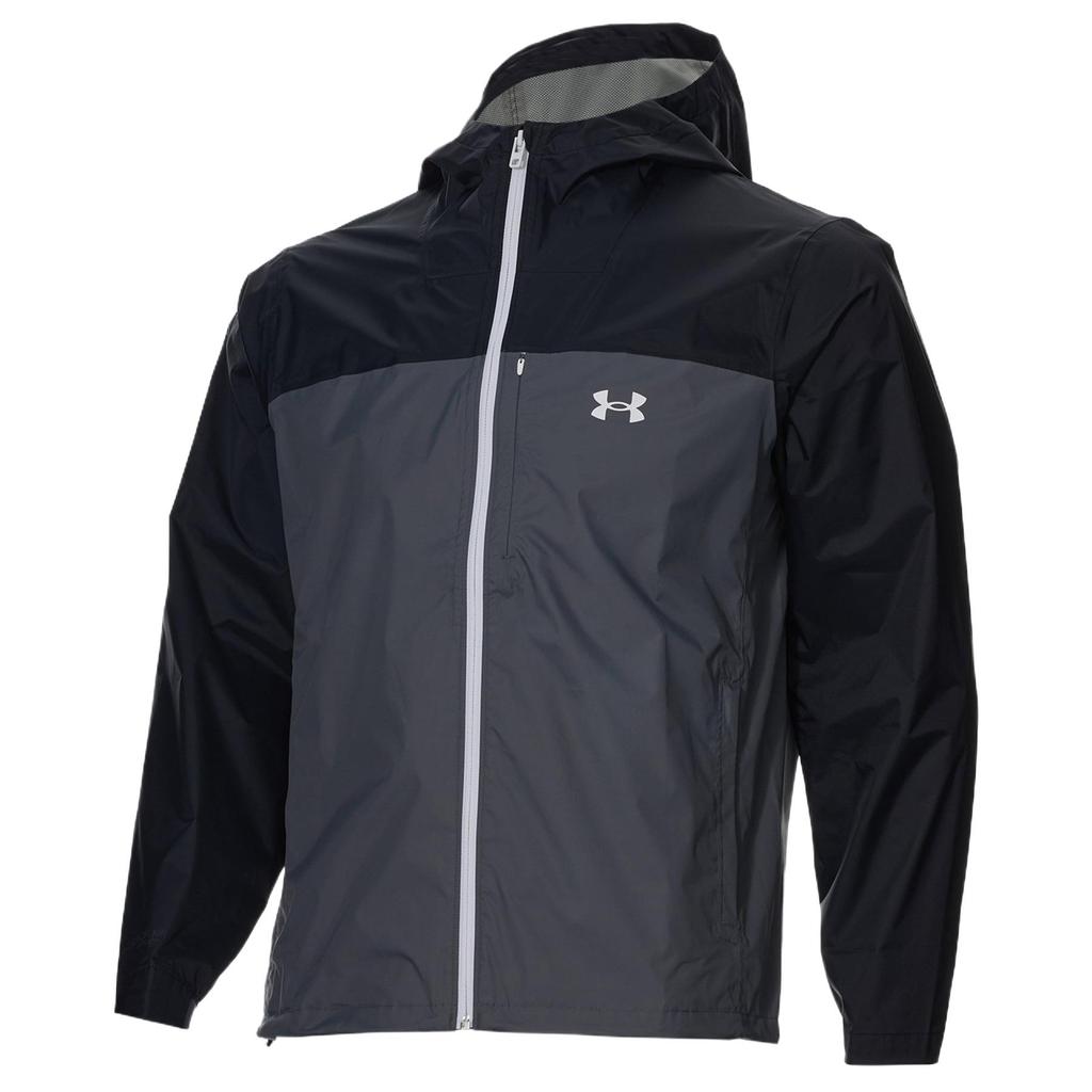 Under Armour Ветрозащитная легкая куртка мужская черная 1381880-001