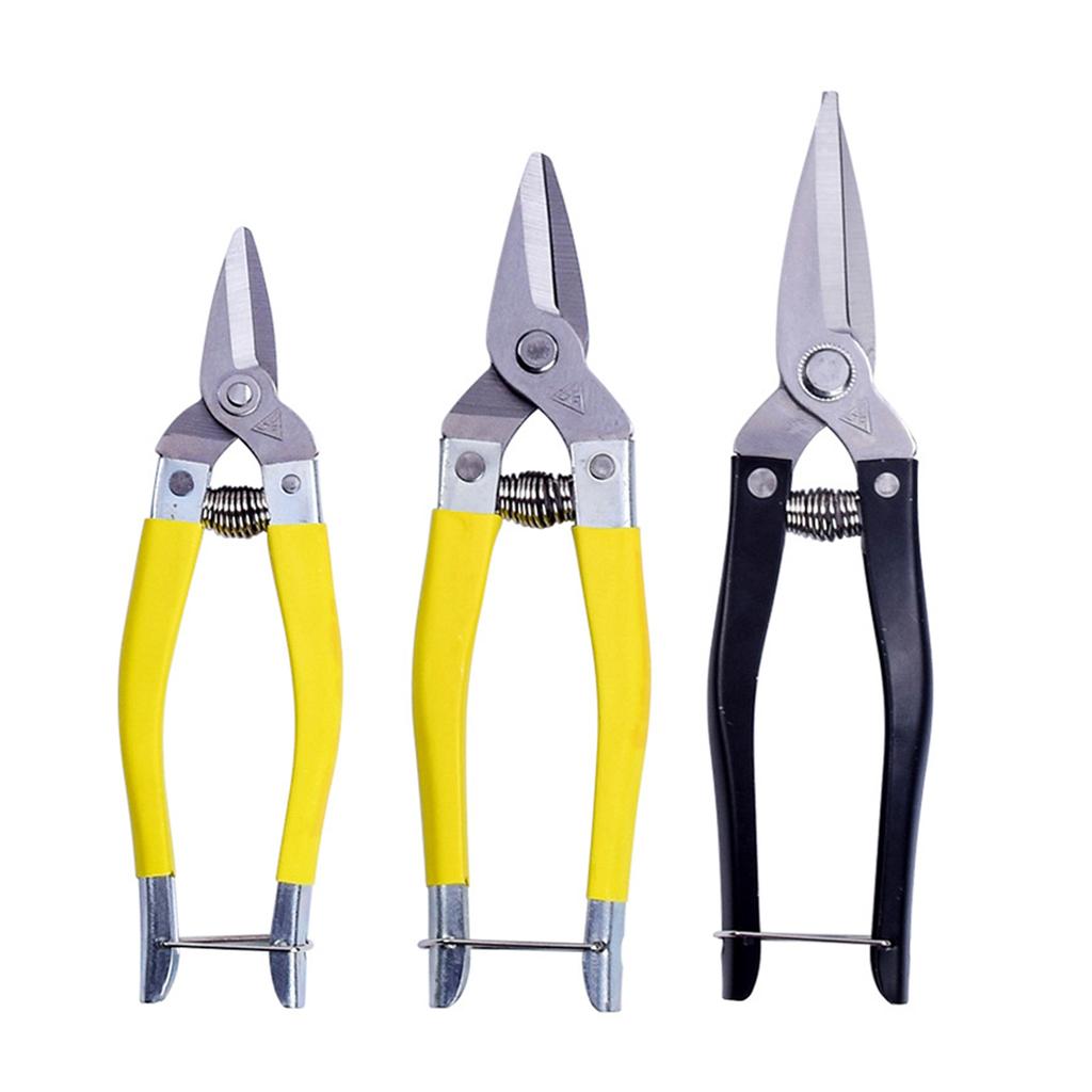 Stainless Steel Multifunctional Pruning Shears Fruit Flower Branch Shears Straight Elbow Garden Gardening Scissors