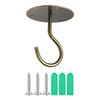 Plant Hook Replacement Solid Color Wall-mounted Umbrella Handbag Frying Pan Er Pot Hanger Holder Rack with Screws