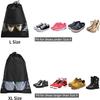 5/10pcs Shoes Storage Bag Closet Organizer Non-woven Waterproof Portable Pocket Clothing Classified Hanging Bag Travel Organizer