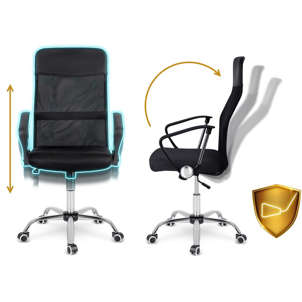 Sofotel Tamar Micro-Mesh Office Chair, Black