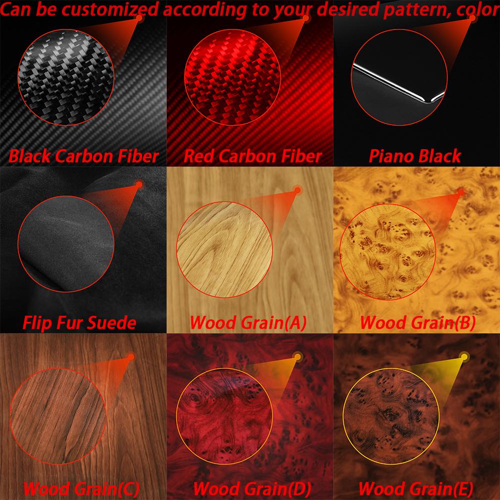 For Hummer H2 2003-2007 Carbon Fiber Control Seat Adjustment Switch Panel Cover Trim Car Accessories Interior Decoration Sticker