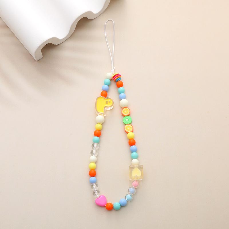 Красочный мультяшный чехол для телефона с ремешком и электропокрытием в квадратную клетку