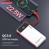 Быстрозаряжаемый Power Bank Newman P170 на 10000 мАч со встроенными кабелями