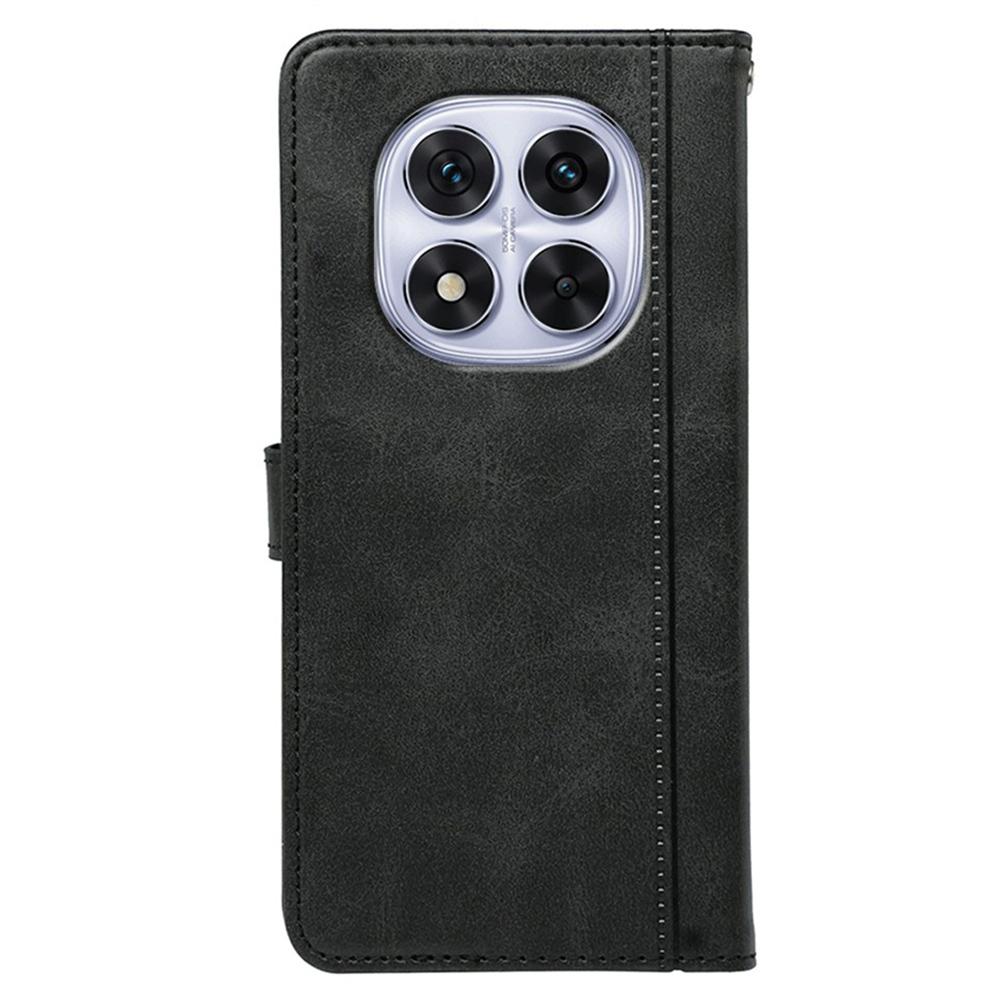 For Xiaomi Redmi Note 14 Pro 5G/Poco X7 5G Case Calf Texture Leather Stand Book Style Phone Cover