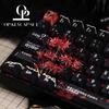 Тематический набор кейкапов Kaneki Ken, 129 клавиш, PBT, для кастомной клавиатуры, профиль Cherry, полупрозрачные кейкапы, аксессуар для механической клавиатуры