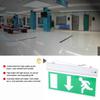 Green Bulb Evacuation Indicator Light Exit Sign Neon Light 110-240V Security Light  Hospital