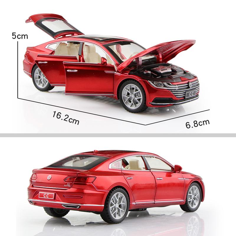 Volkswagen Arteon CC Sport Coupe Симуляция Литой и Игрушечный Транспорт Звуки и Свет Машинка с Откатом 1:32 Подарки из сплава для детей