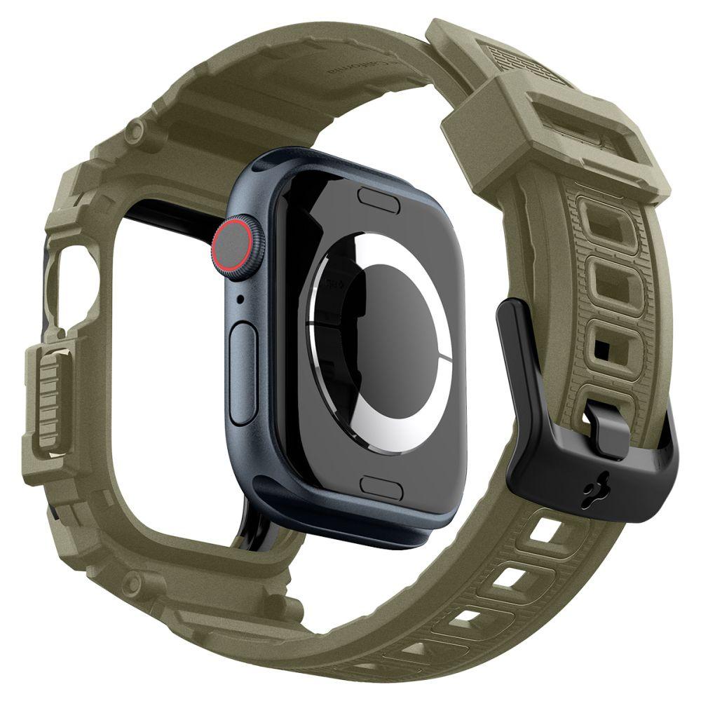 Spigen Rugged Armor Pro Strap for Apple Watch 10 (46MM) - Green