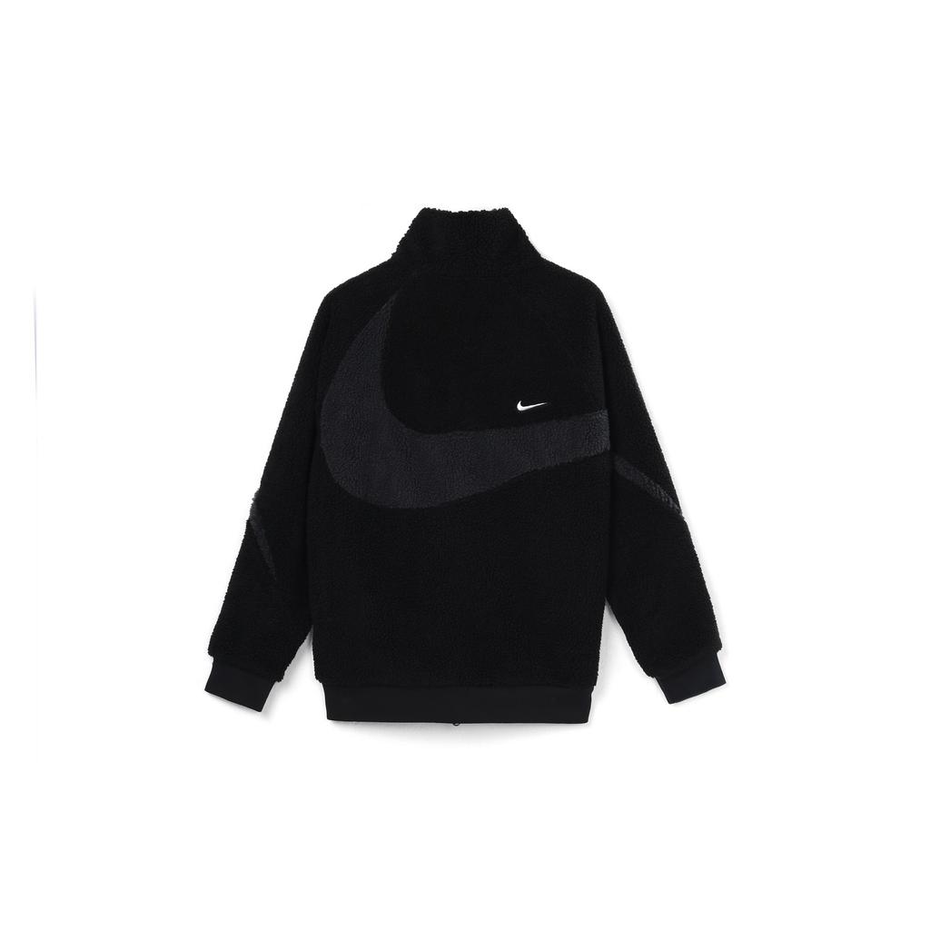 Nike Мужские бархатные пиджаки Черные С воротником-стойкой Умеренные FB1910-010