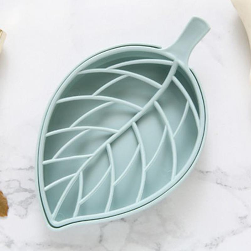 Модная креативная мыльница для душа в ванной, мыльница для слива, держатель для мыла в форме листа в скандинавском стиле, подставка для ванной комнаты, украшения для дома и гостиной