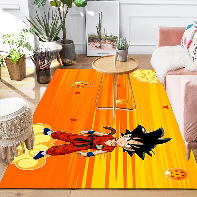 1Pc Dragon Ball Z Adventure Rug, Office Carpet Indoor Outdoor Doormat, Non-Slip, Comfortable, Living, Christmas Halloween, Xmas Gift S1965