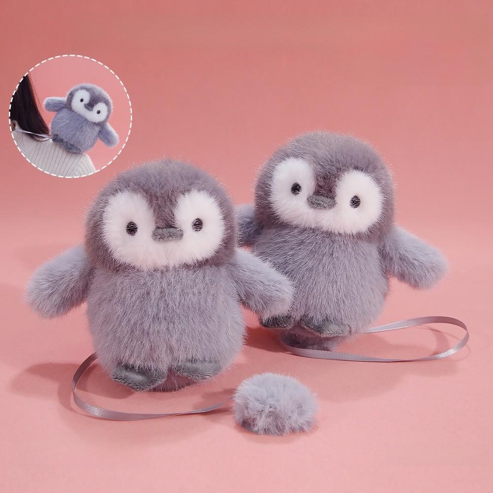 Penguin Plush Toy Shoulder Buddy Soft Stuffed Animal Gift For Kids