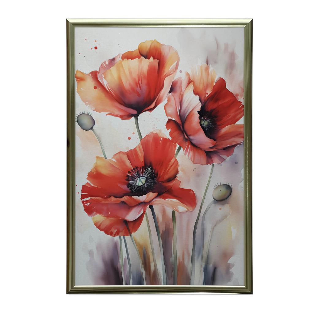 Spring Poppy Dream Spring Poppy Dream, 50X70 Cm, Frameless, Matte Paper 230 Gsm
